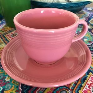 Fiestaware Rose tea cup